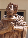 Sv. Benedikt - nádvoří Okr. archivu v Rajhradě / v. 180 / 1996